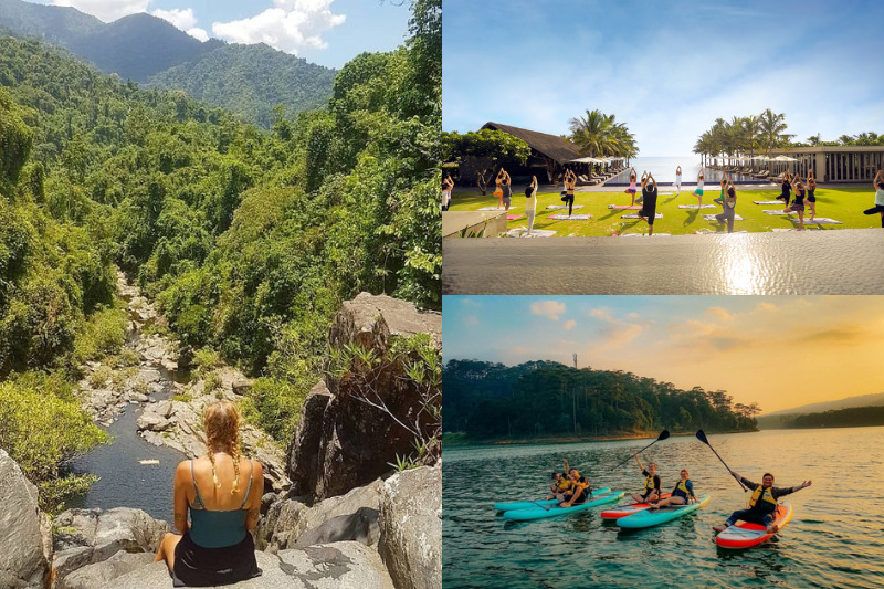 Các hoạt động du lịch sống chậm: trekking, chèo sup,.. (Ảnh: Sưu tầm)