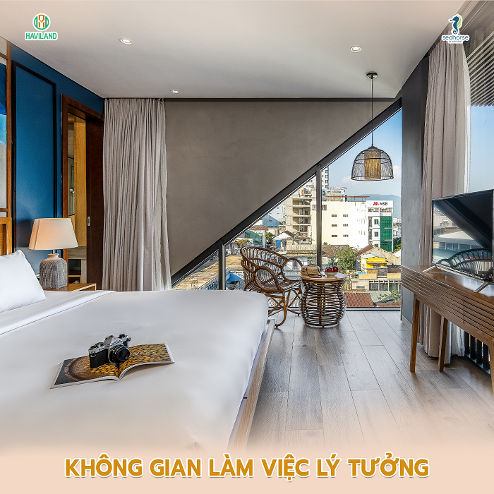 Seahorse Han Market thiết kế không gian làm việc lý tưởng phù hợp du khách công tác