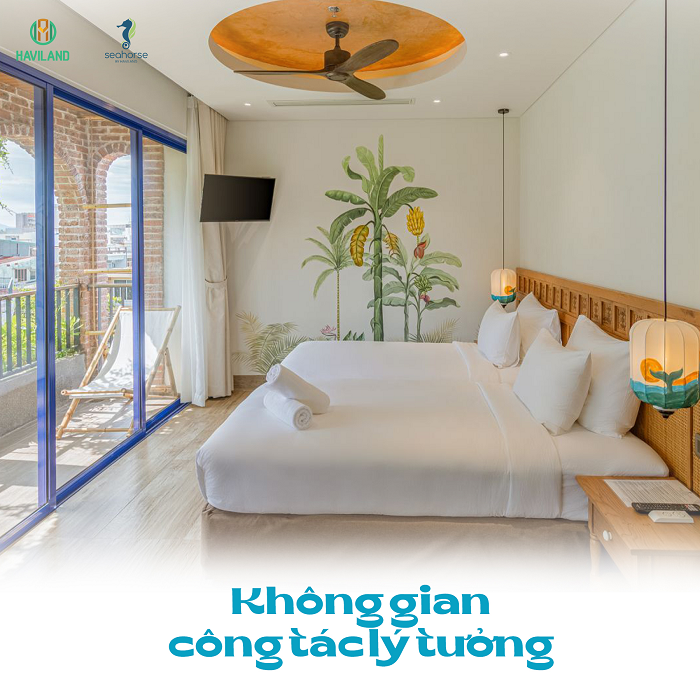 Seahorse Signature thiết kế không gian lý tưởng, đem lại cho du khách công tác giấc ngủ ngon, cảm giác thư thái